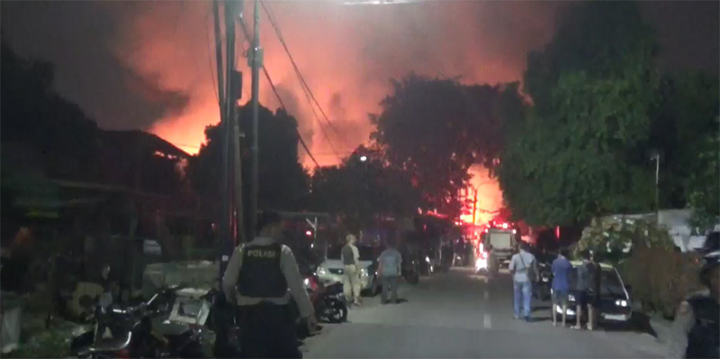 Kebakaran di Duren Sawit 