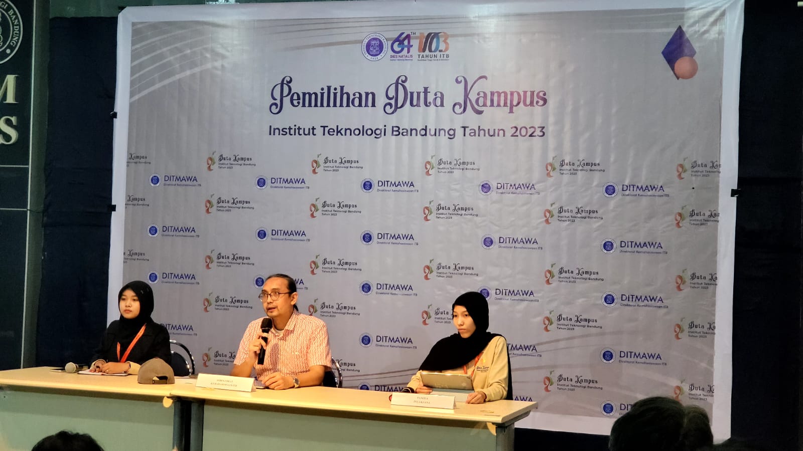 ITB mengumumkan digelarnya pemilihan Duta Kampus ITB 2023