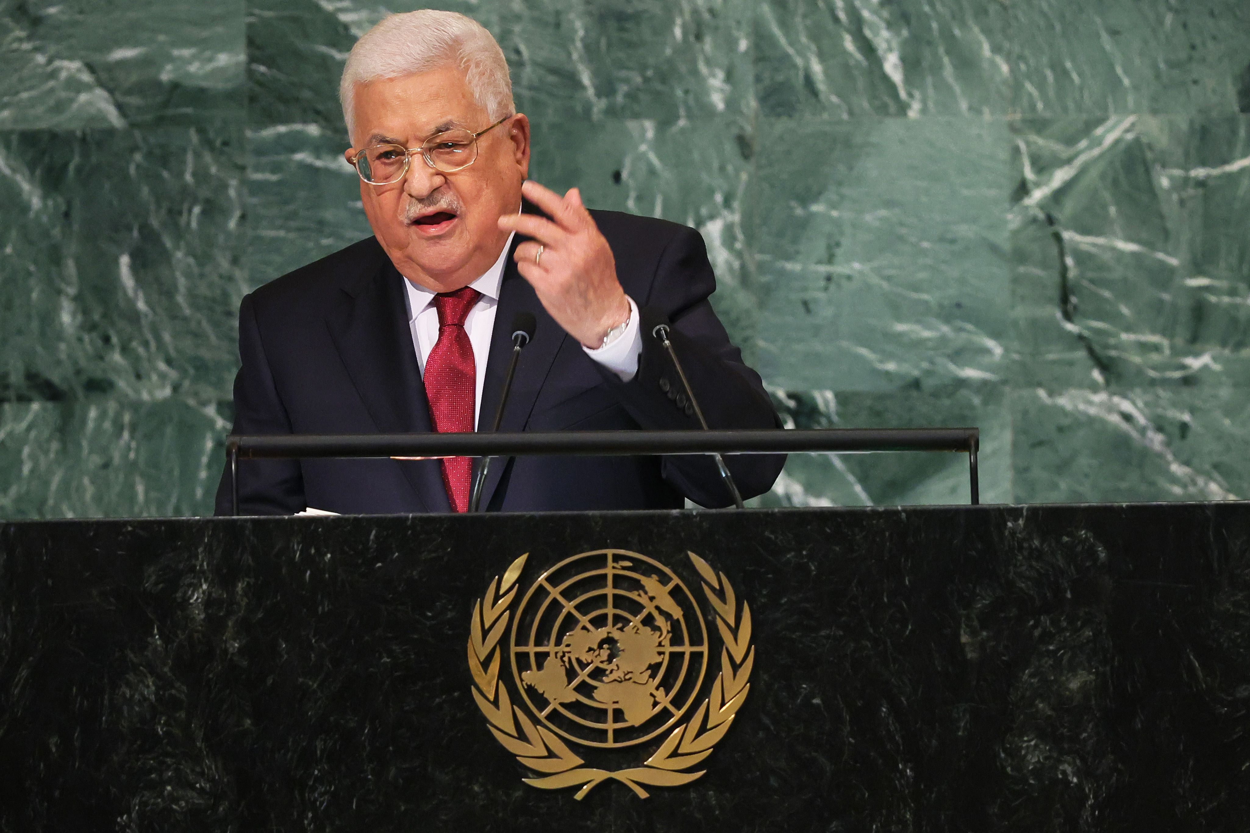 Presiden Palestina Mahmoud Abbas