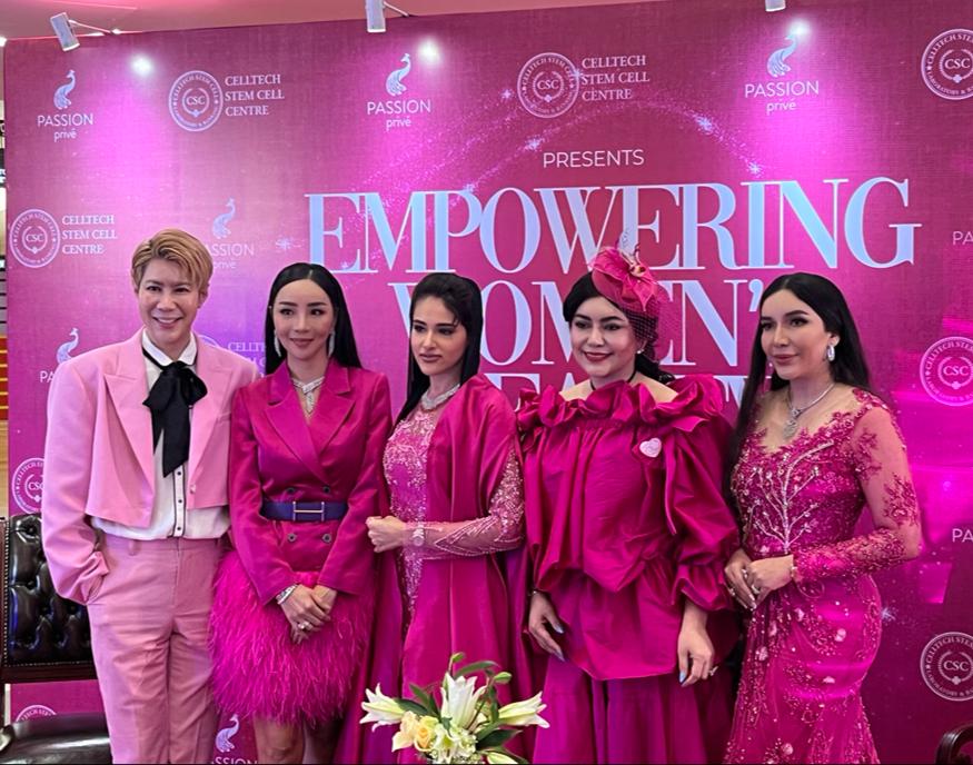  Acara Empowering Women’s Beauty “The Timeless Diamond & Legacy of Stemcell” di La Moda Plaza Indonesia, Jakarta, Senin (8/5).