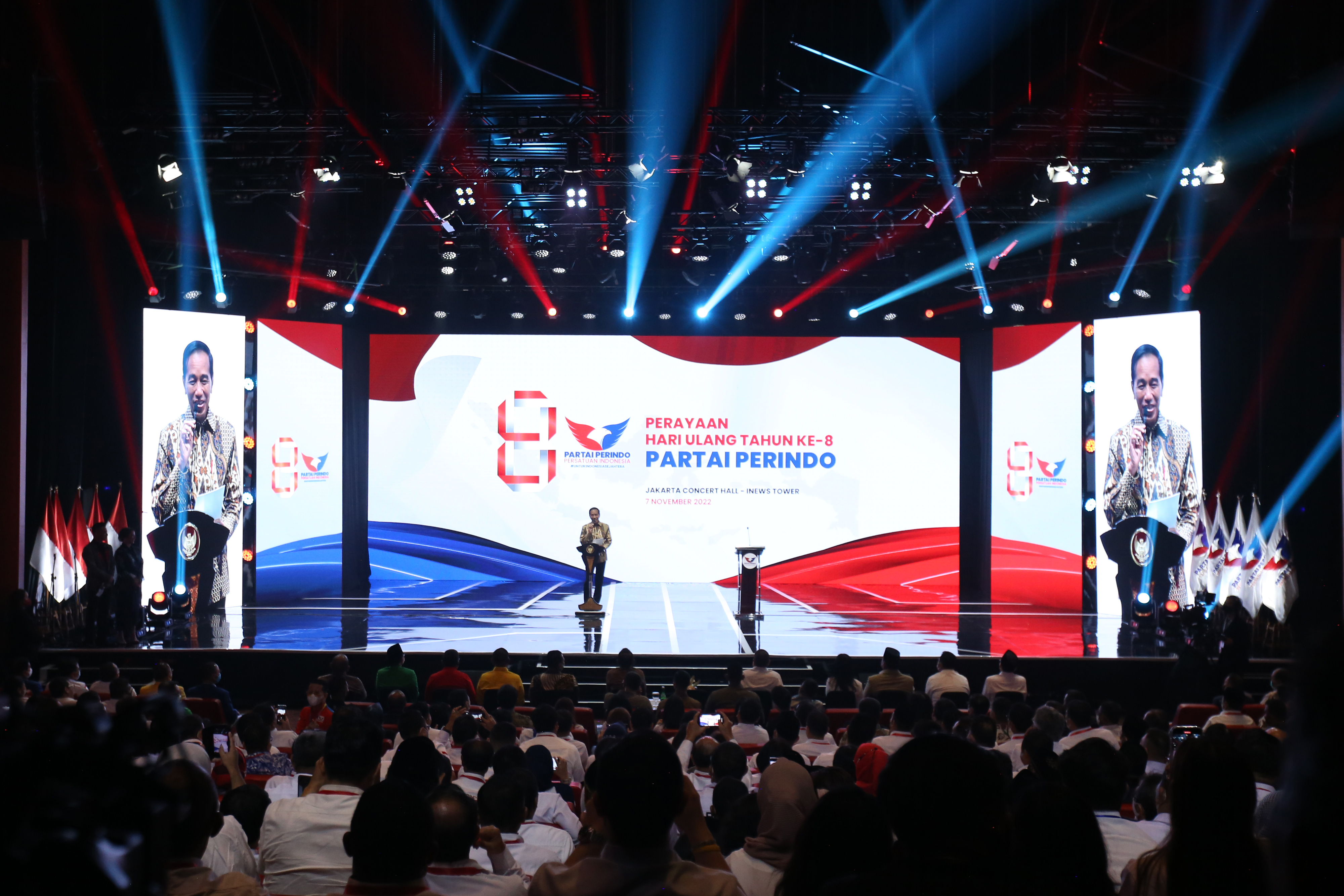 Perayaan HUT ke-8 Partai Perindo.