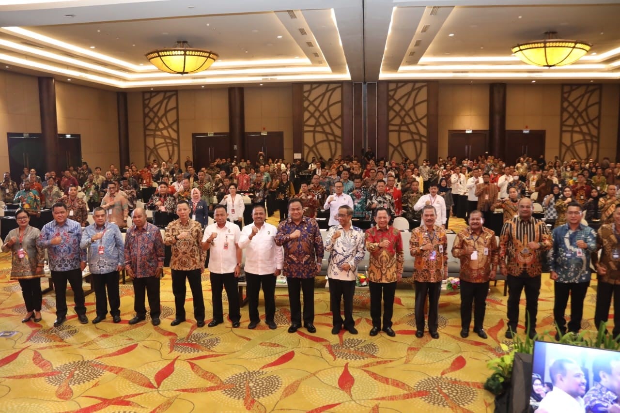 BNPP menyelenggarakan Rakordal Pengelolaan Perbatasan Negara Tahun 2023 di Hotel Discovery Ancol, Jakarta Utara, Kamis (25/5). 