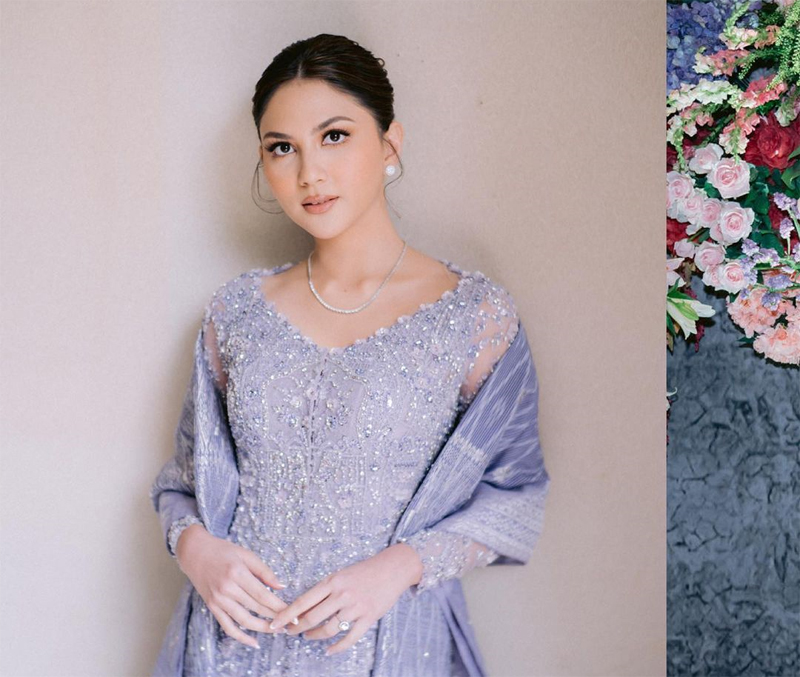 Jessica Mila resmi menjadi orang Batak bermarga Damanik melalui prosesi Mangain. 