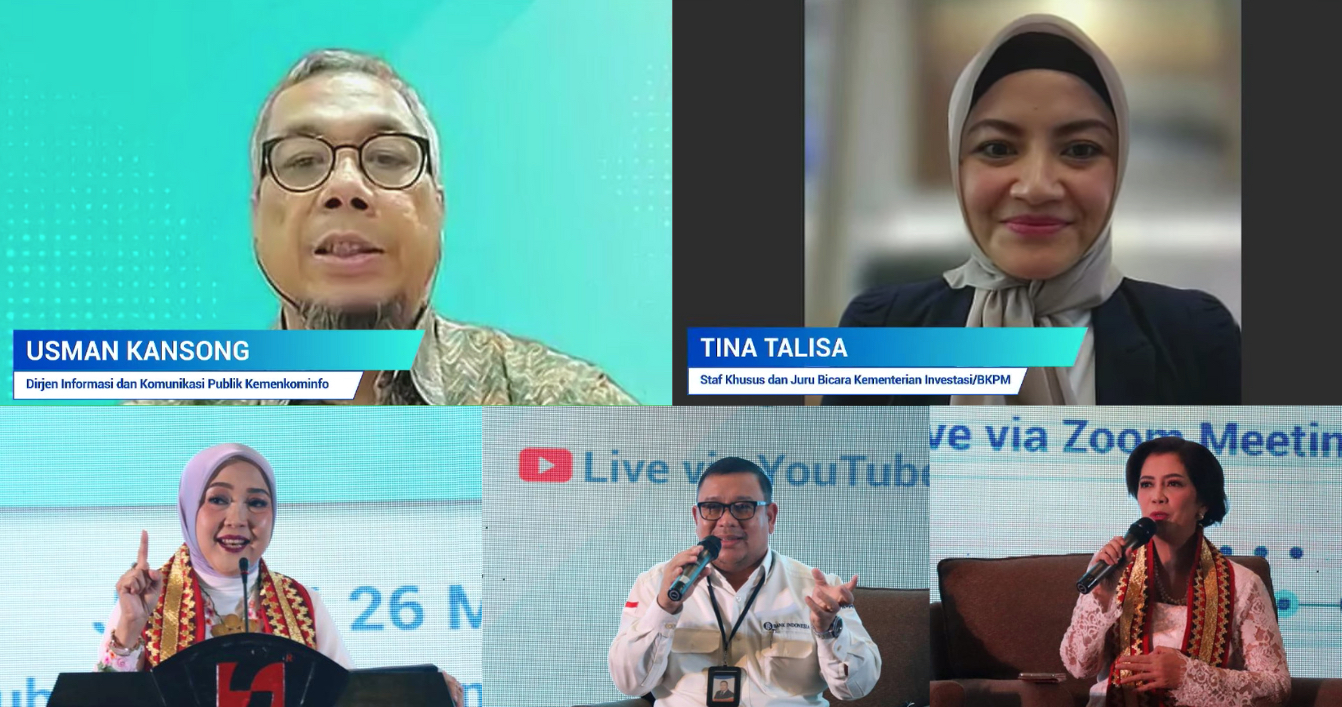 Acara Creative Talks Pojok Literasi, yang digelar secara Hibrida