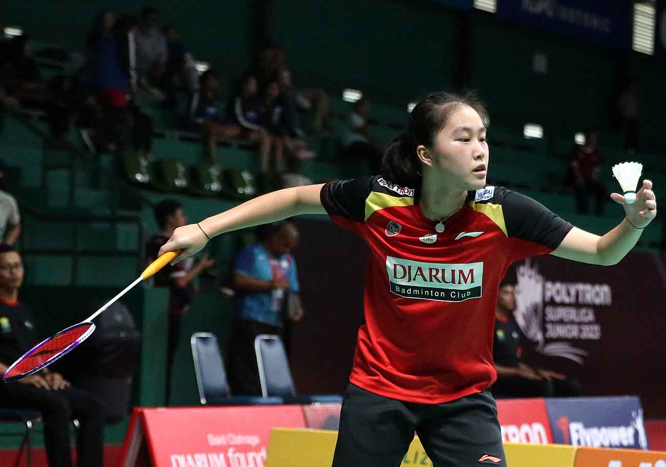   Pebulu tangkis Indonesia asal klub PB Djarum, Jolin Angelia