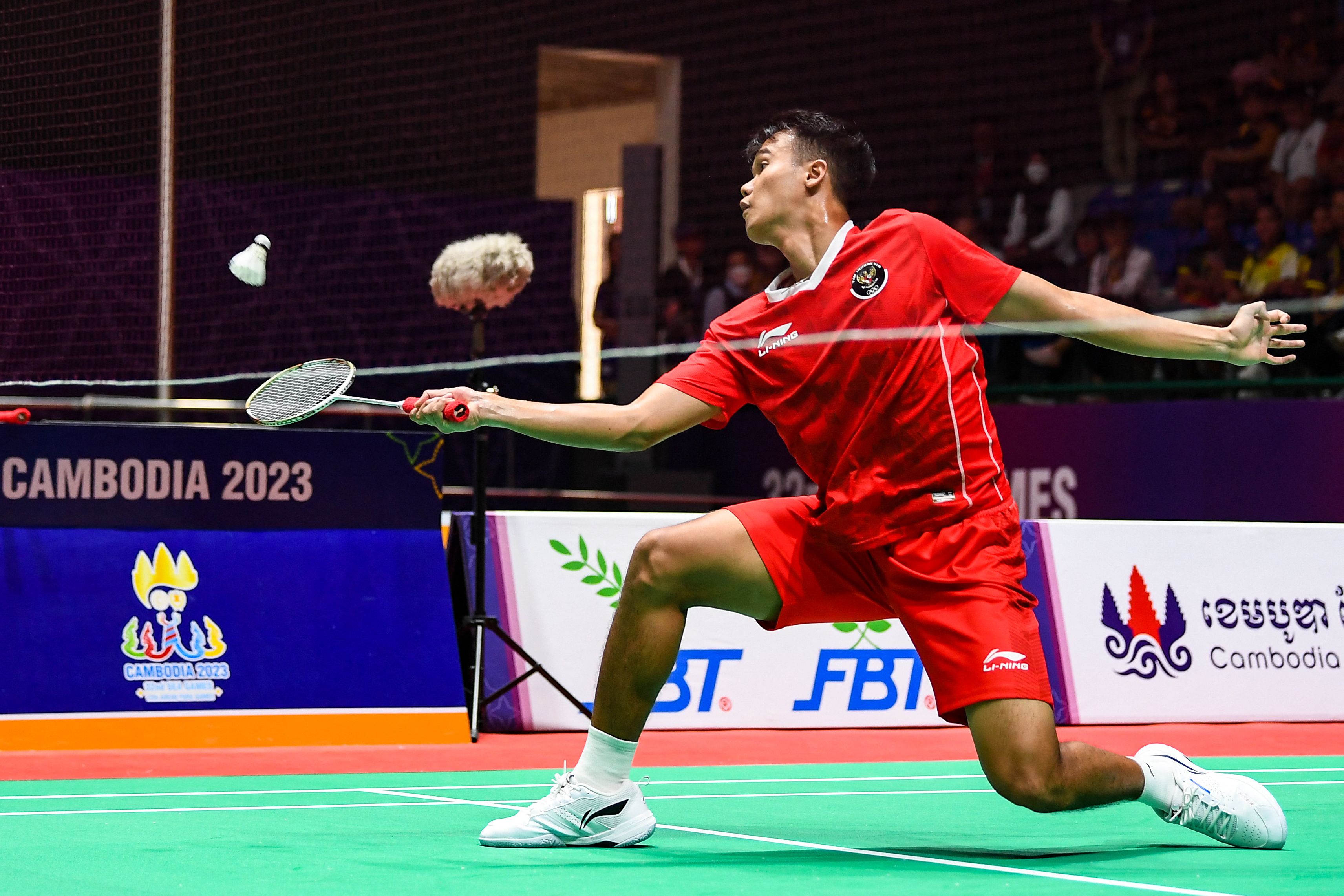 Atlet bulu tangkis Indonesia Christian Adinata.