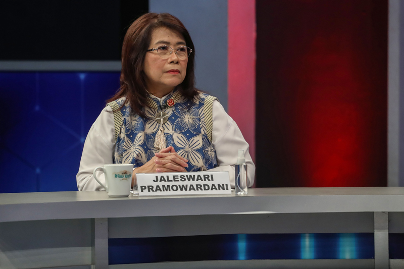 Deputi V Kepala Staf Kepresidenan Jaleswari Pramodhwardani 