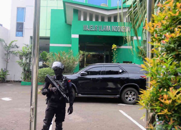 Kantor Majelis Ulama Indonesia yang jadi target penembakan. 