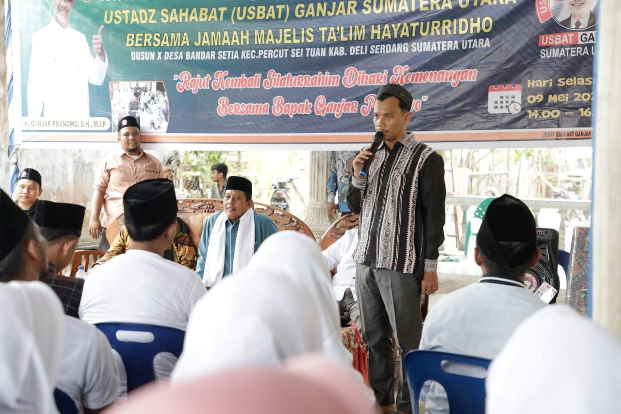 Pelatihan Khutbah Jumat yang dilakukan Usbat Ganjar Sumut