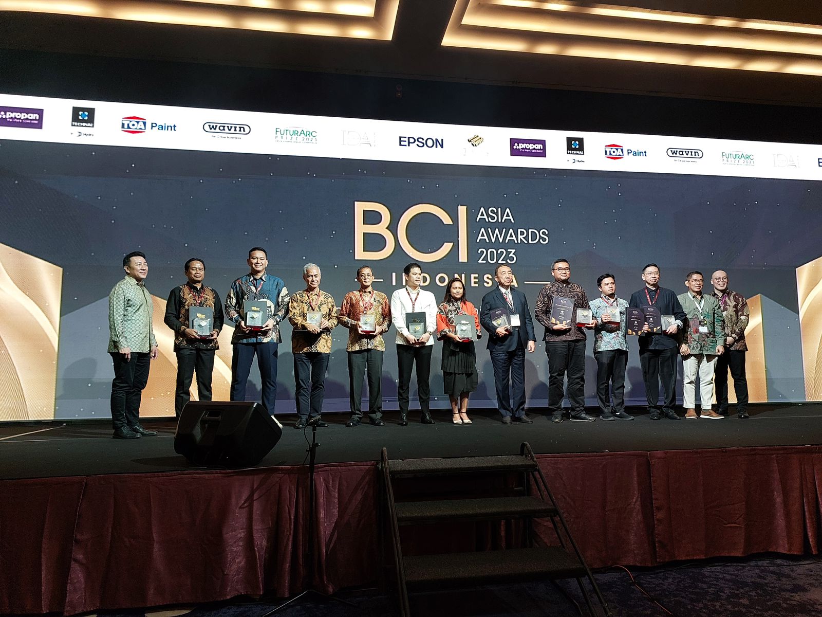 BCI Award 2023 dilakukan di Rafless Hotel, Kamis (11/5)