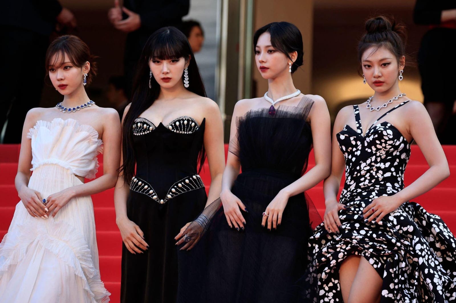 Aespa di red carpet Festival Film Cannes ke-76