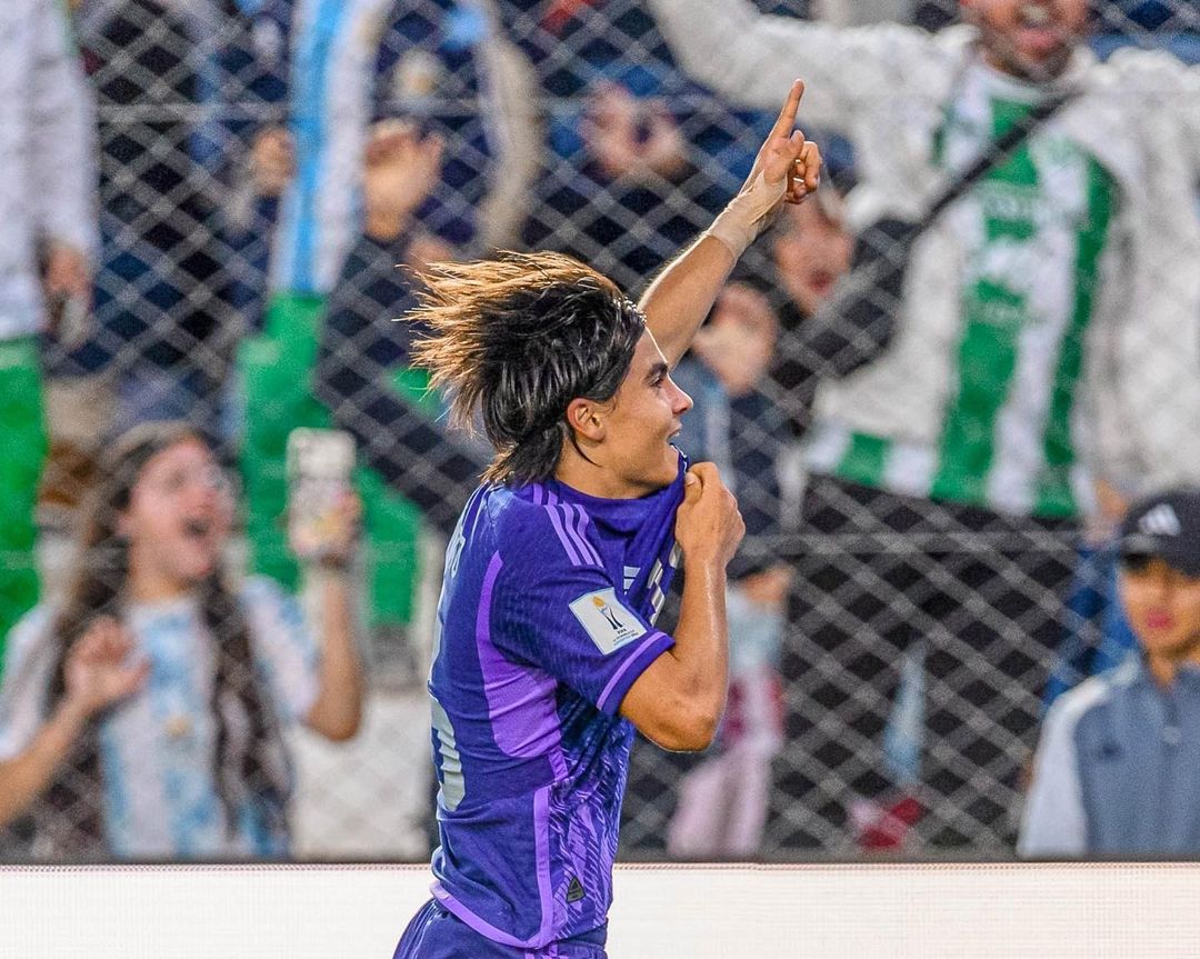 Pemain Timnas U-20 Argentina Luka Romero.