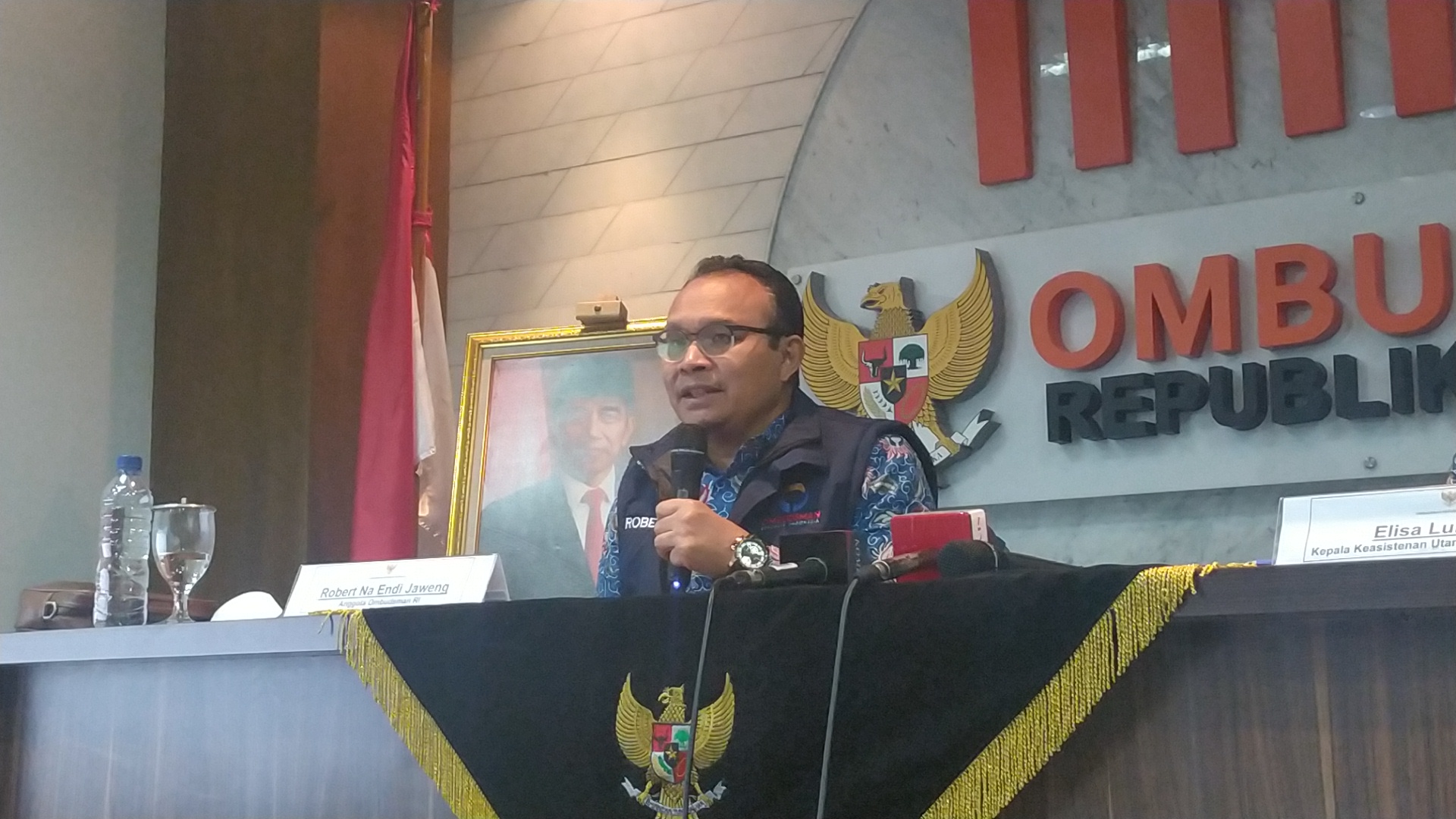 Anggota Ombudsman Robert Na Endi Jaweng.