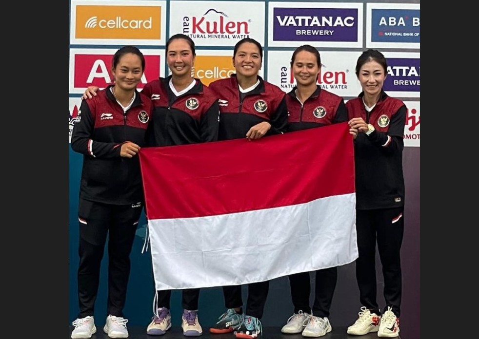 Wynne Prakusya Kembali, Tim Tenis Putri Indonesia Raih Emas SEA Games 2023