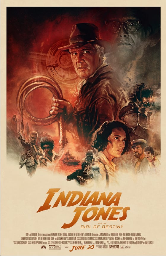 Poster film Indiana Jones and the Dial of Destiny