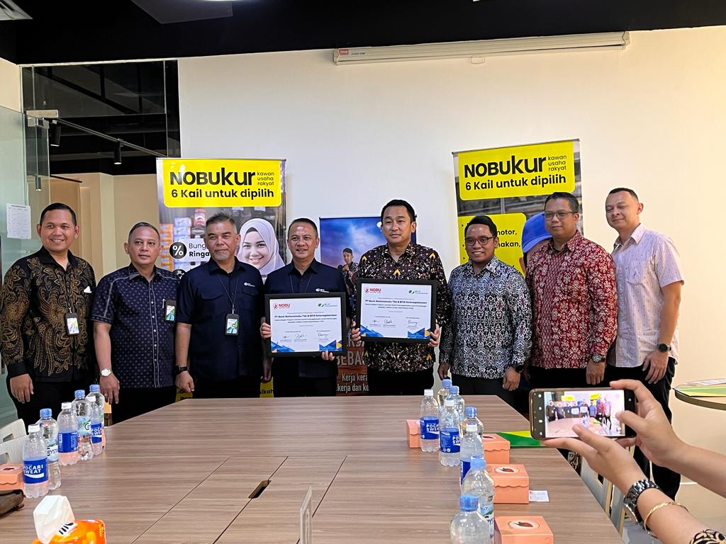 Penandatanganan Perjanjian Kerja Sama (PKS) antara BPJS Ketenagakerjaan Kantor Wilayah DKI Jakarta dan PT Bank Nationalnobu (Tbk).