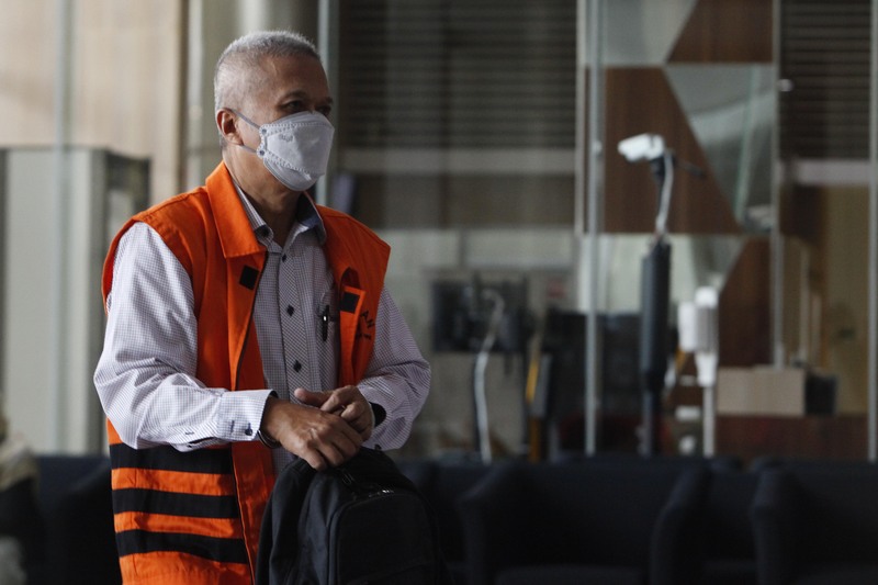 Hakim Agung nonaktif Sudrajad Dimyati.