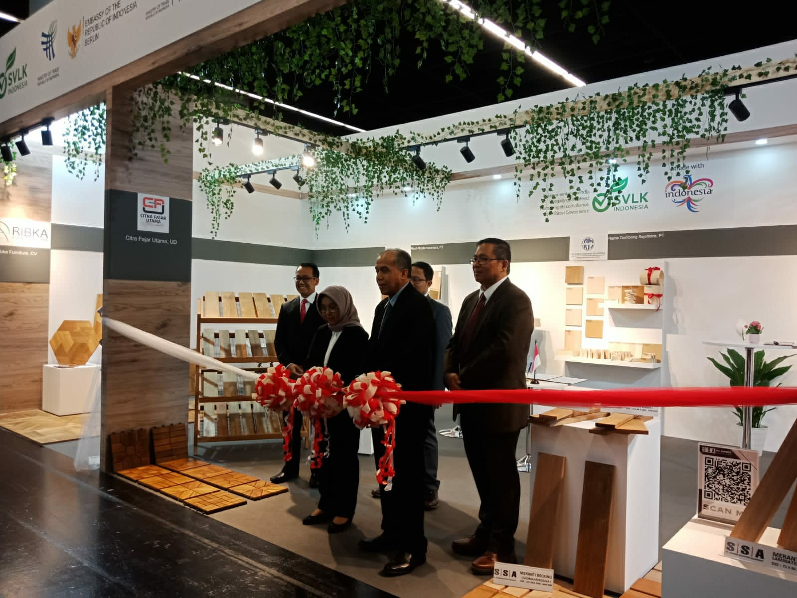 Pavilion Indonesia di ajang pameran Interzum 2023 Jerman