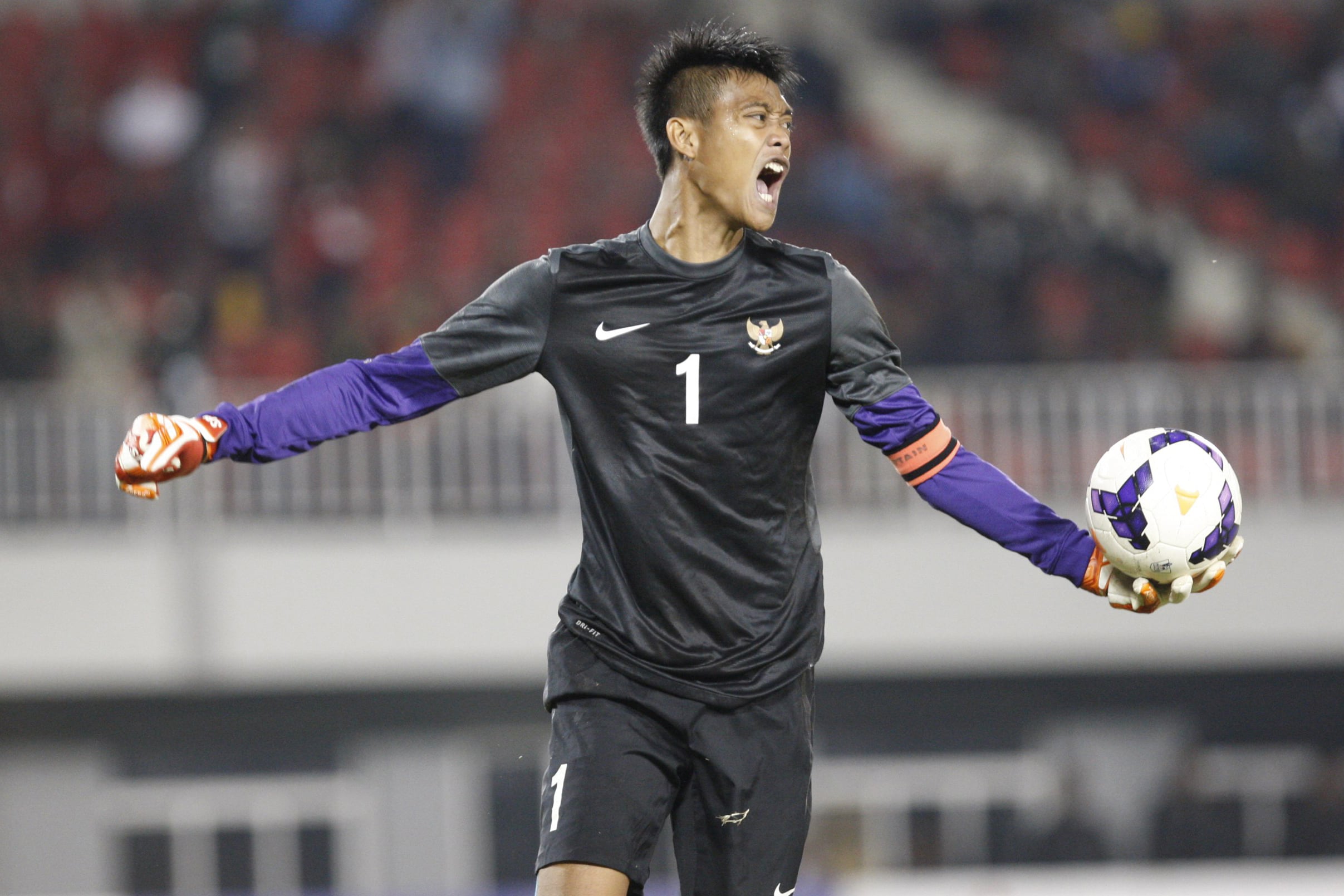 Mantan kiper timnas Indonesia Kurnia Meiga.