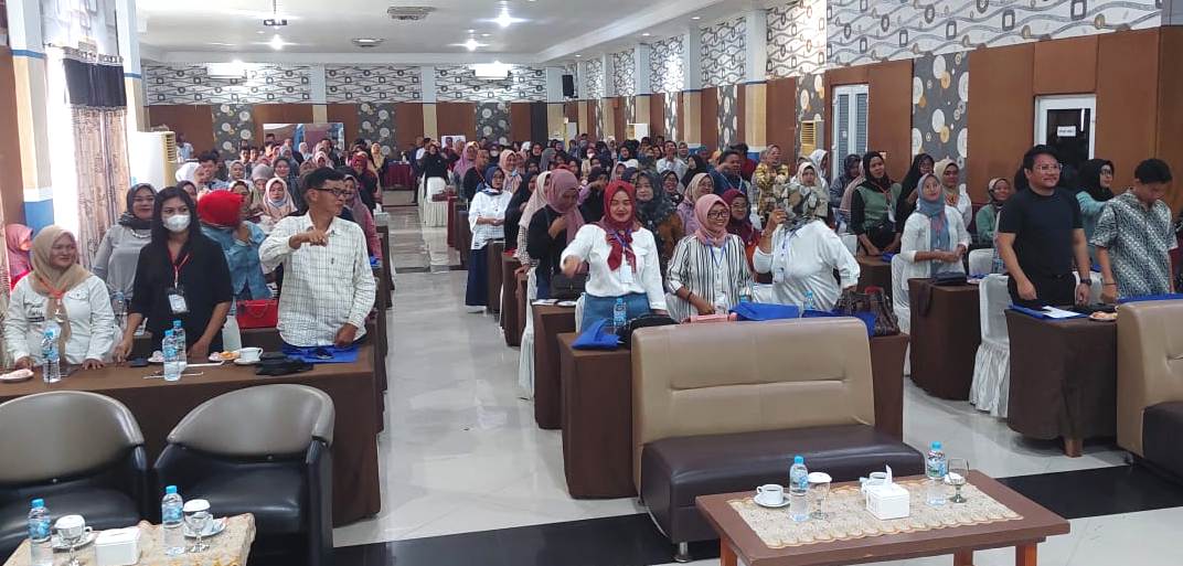 Suasana sosialisasi ketahanan energi nasional di Sungai Liat, Bangka Belitung