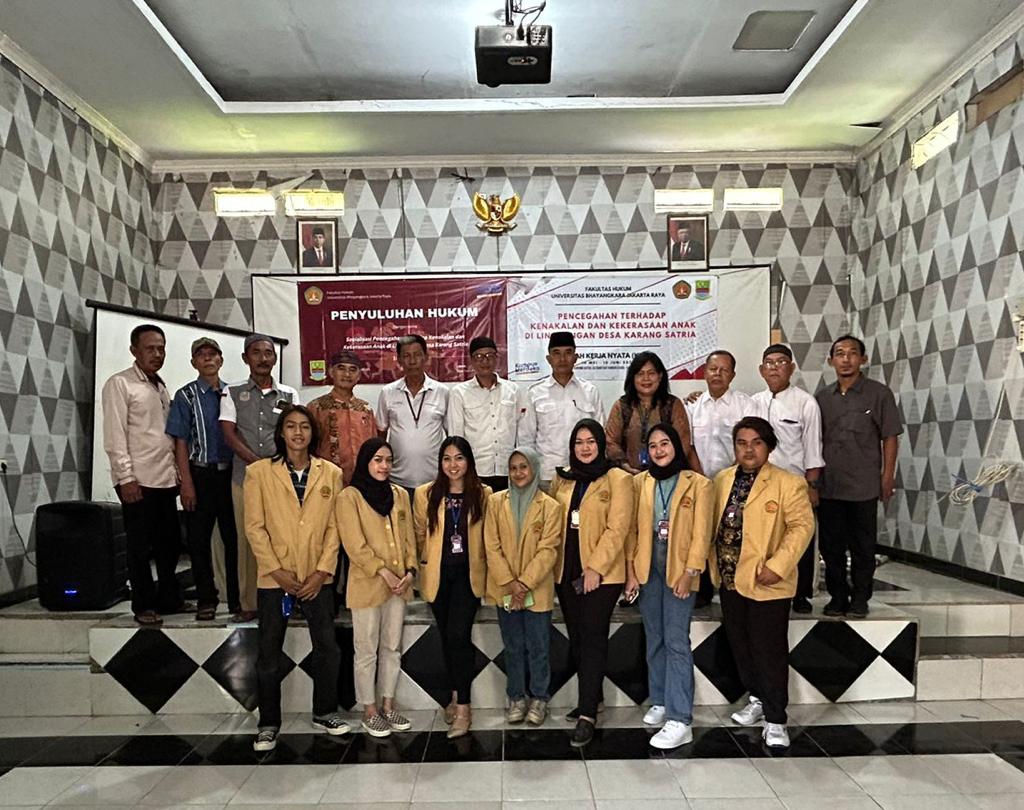 KKN Kelompok 3 Fakultas Hukum Universitas Bhayangkara Jakarta Raya (Ubhara Jaya)