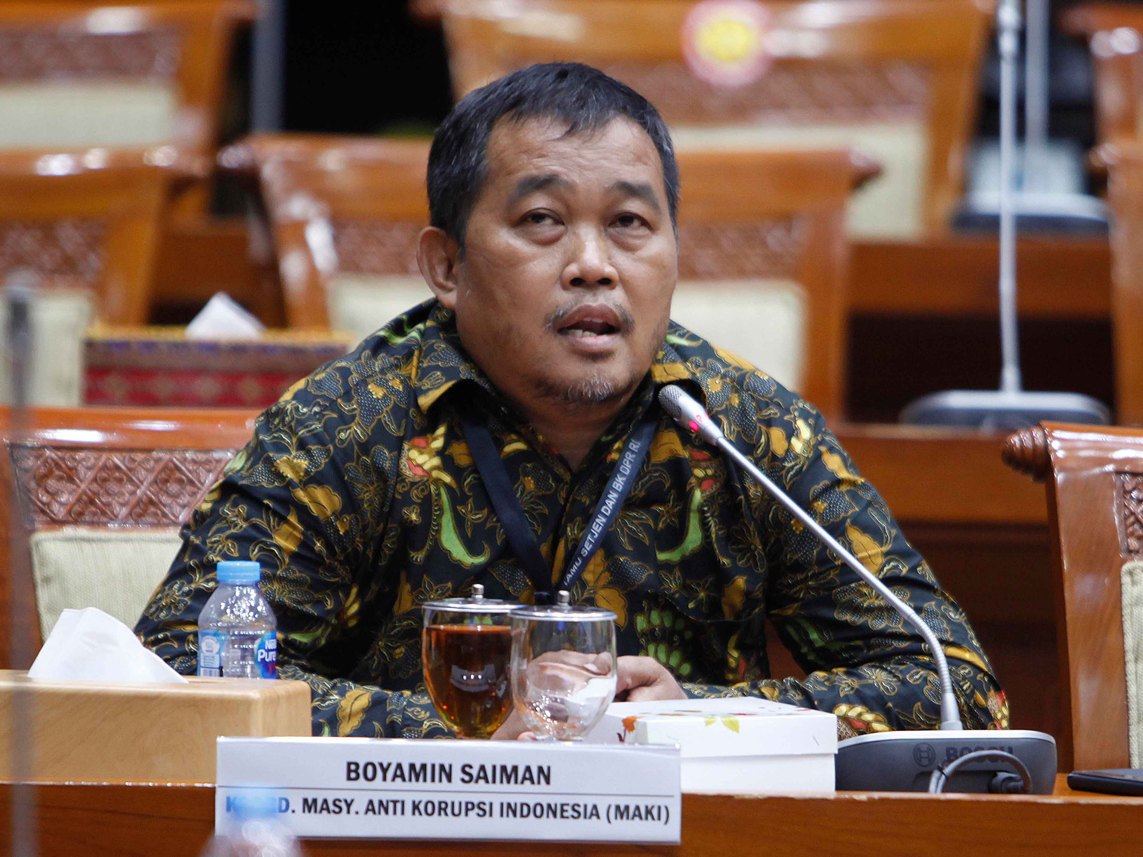 Masyarakat Anti Korupsi Indonesia (MAKI) Boyamin Saiman 