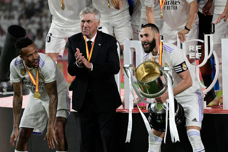 Ancelotti puji permainan dari Rodrygo dan Vinicius Junior yang mengantarkan Real Madrid menang Copa del Rey