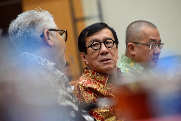 Anaknya Dituding Monopoli Bisnis di Lapas, Menkumham Yasonna: Bohong Besar!