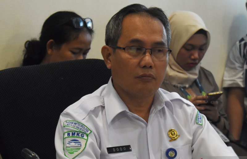 Plt Deputi Bidang Klimatologi BMKG Dodo Gunawan