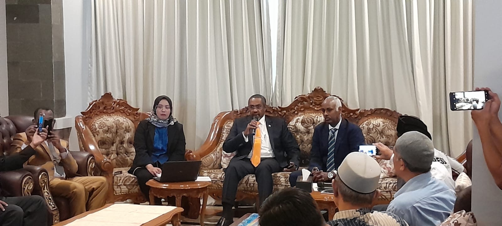 Dubes Sudan untuk Indonesia Yassir Mohamed Ali Mohamed meminta bantuan kemanusiaan untuk warga sipil korban peperangan, Rabu (3/5)