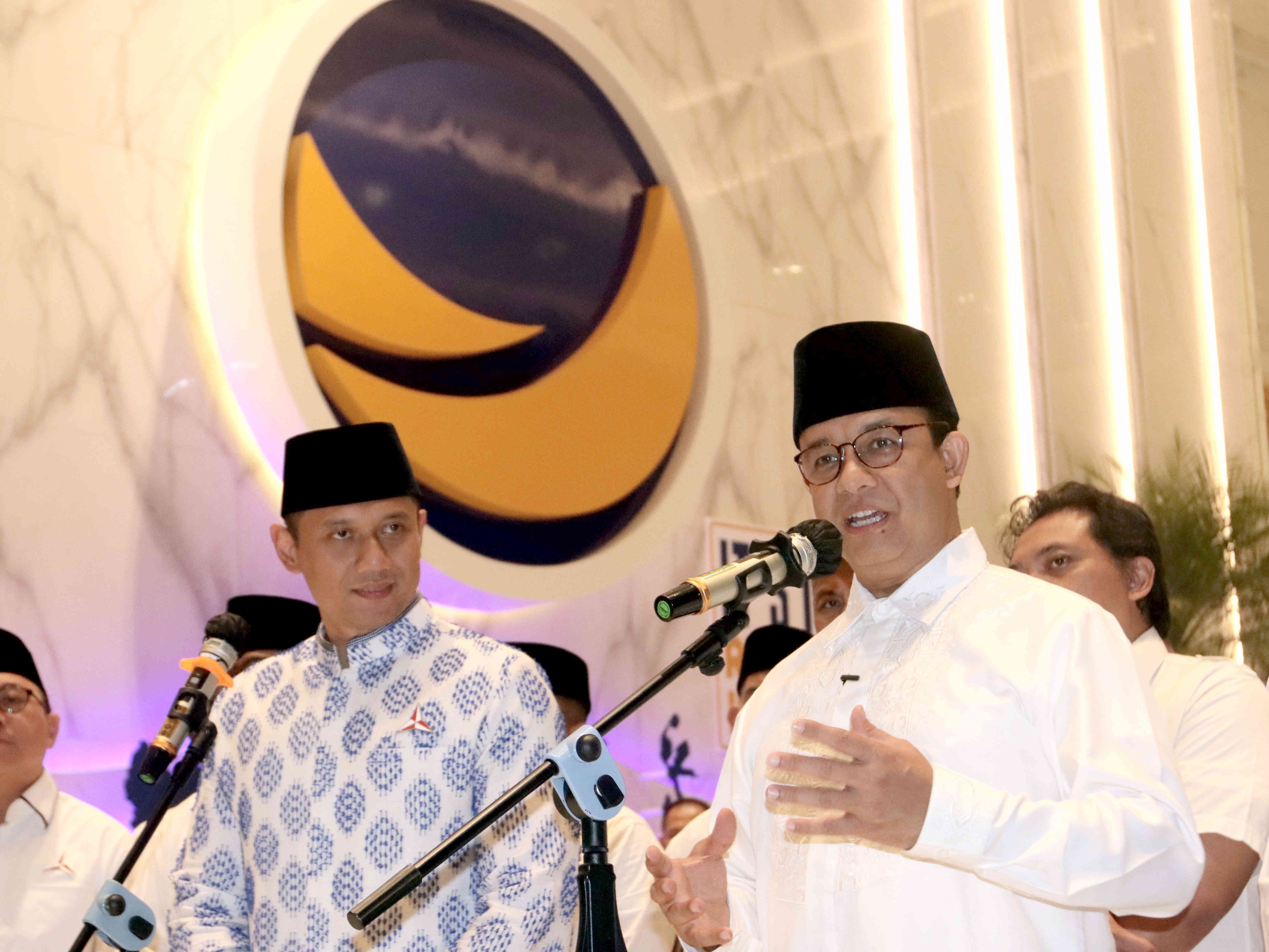 Anies Baswedan dan AHY.