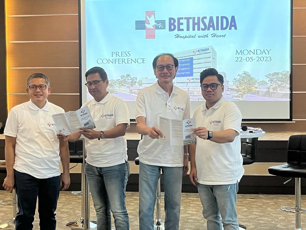 Konferensi pers yang digelar Bethsaida Hospital di Jakarta, Senin (22/5)