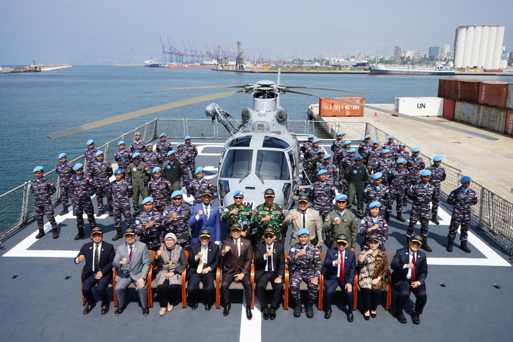 Pertemuan Delegasi Badan Kerja Sama Antar Parlemen (BKSAP) DPR RI,  dengan Prajurit Pasukan Garuda Indonesia Battalion (Indobatt) di Lebanon