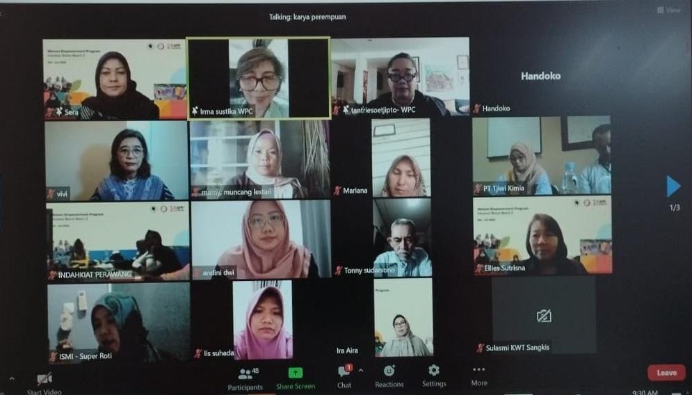 APP Sinar Mas berkolaborasi dengan Yayasan Doktor Syahrir (YDS)–Womenpreneur Community (WPC) menggelar program Inkubasi Bisnis.