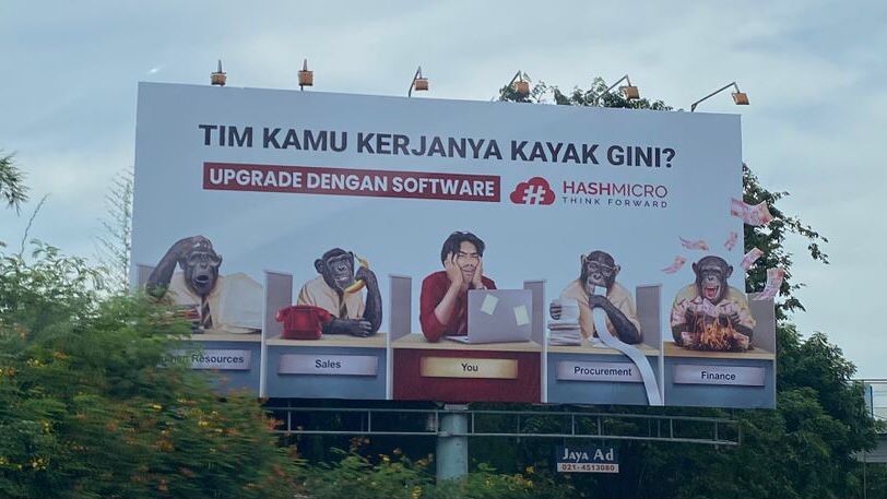 Billboard tentang Monkey Management