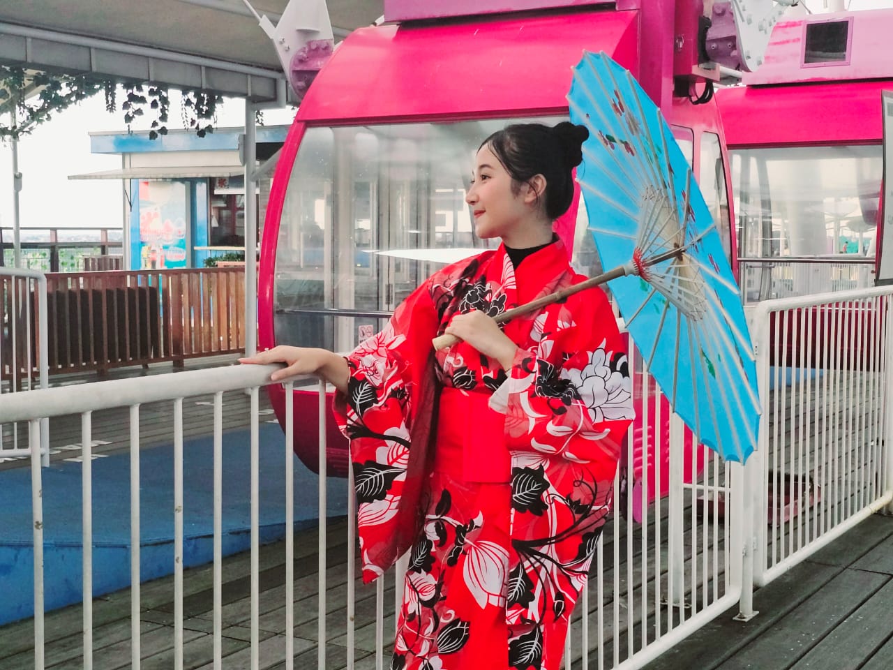 Nuansa Jepang di J-sky Ferriswheel