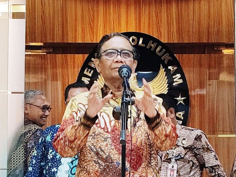 Menkopolhukam Mahfud MD