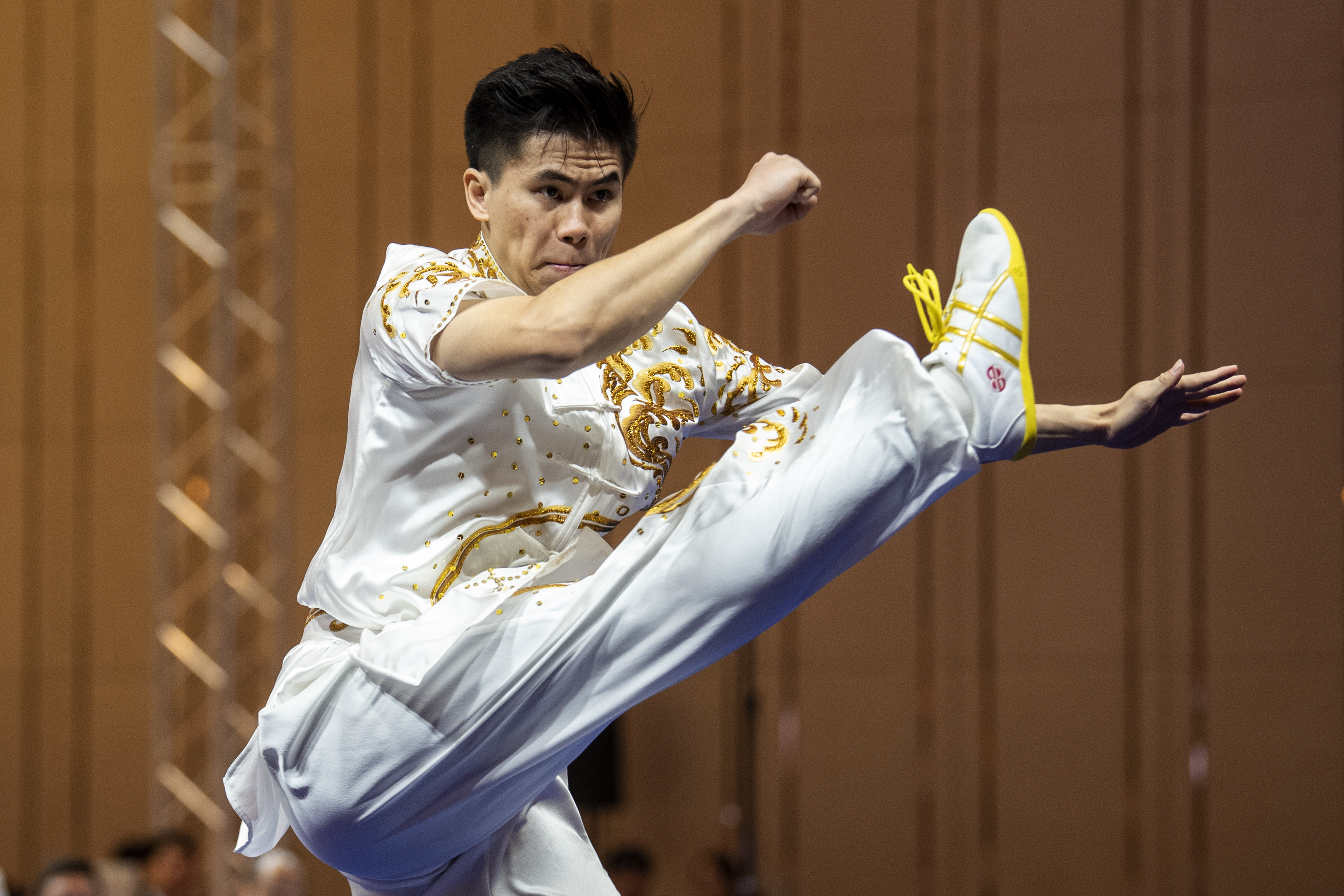 Atlet wushu Indonesia Edgar Xavier Marvelo.