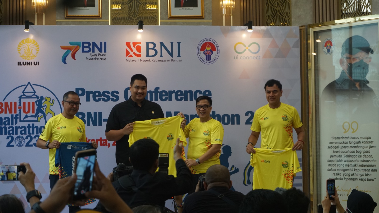 Menpora Dito Ariotedjo dan Ketua Umum ILUNI UI Didit Ratam 