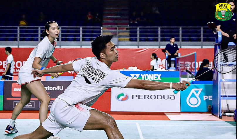 Ganda campuran Dejan Ferdinansyah/Gloria Emanuelle Widjaja.