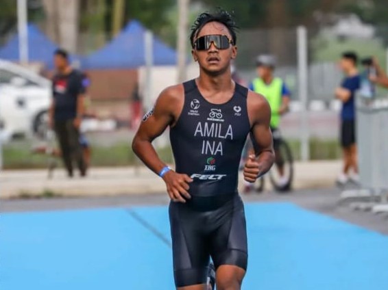 Atlet Aquatlon Rashif Amila Yaqin