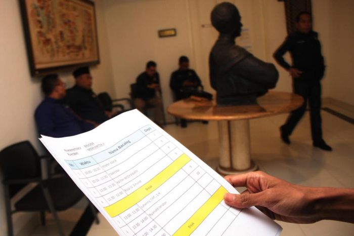 Berkas pendaftaran Bacaleg DPRD DKI Jakarta DPW NasDem DKi Jakarta