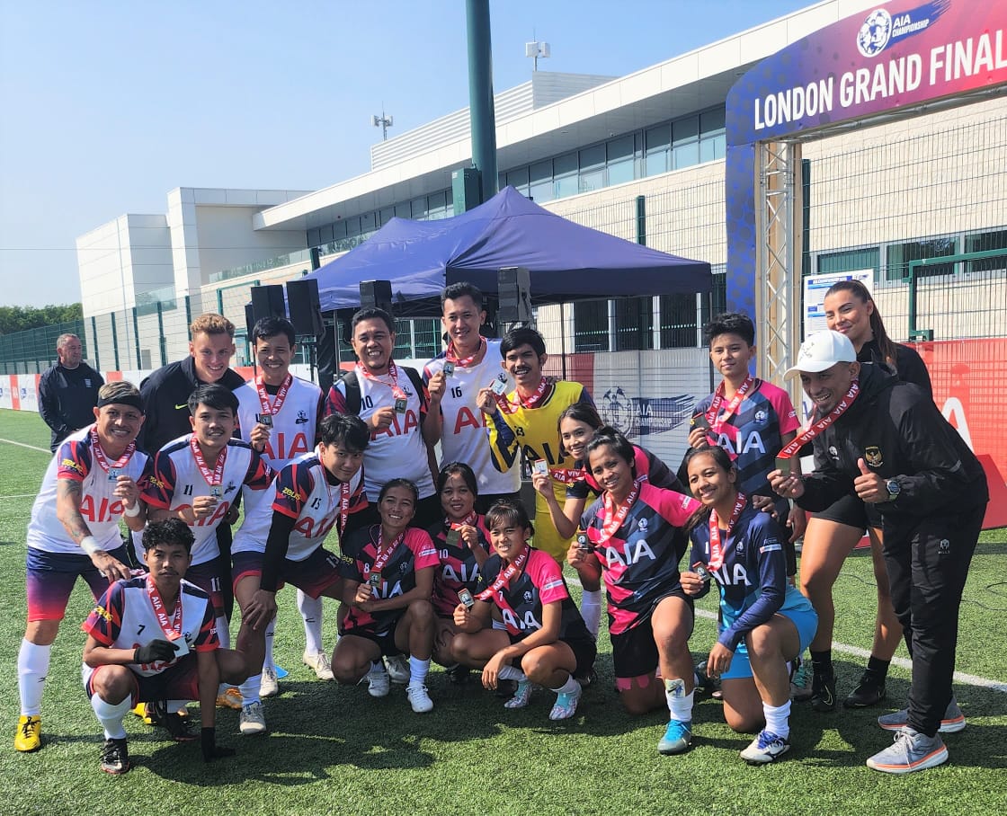 Tim sepak bola AIA Indonesia di AIA Championship 2023 London