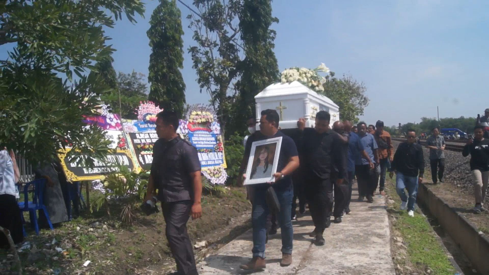 Pemakaman putri PJ Gubernur Papua Pegunungan di Grobogan, Jawa Tengah.