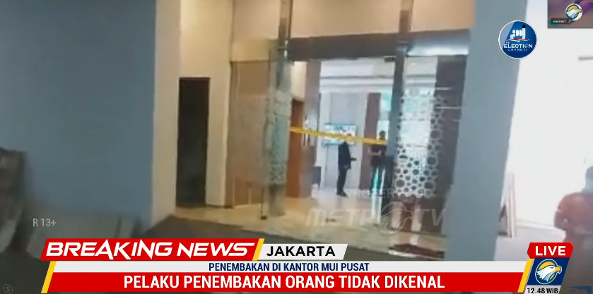 Penembakan di gedung MUI jakarta.
