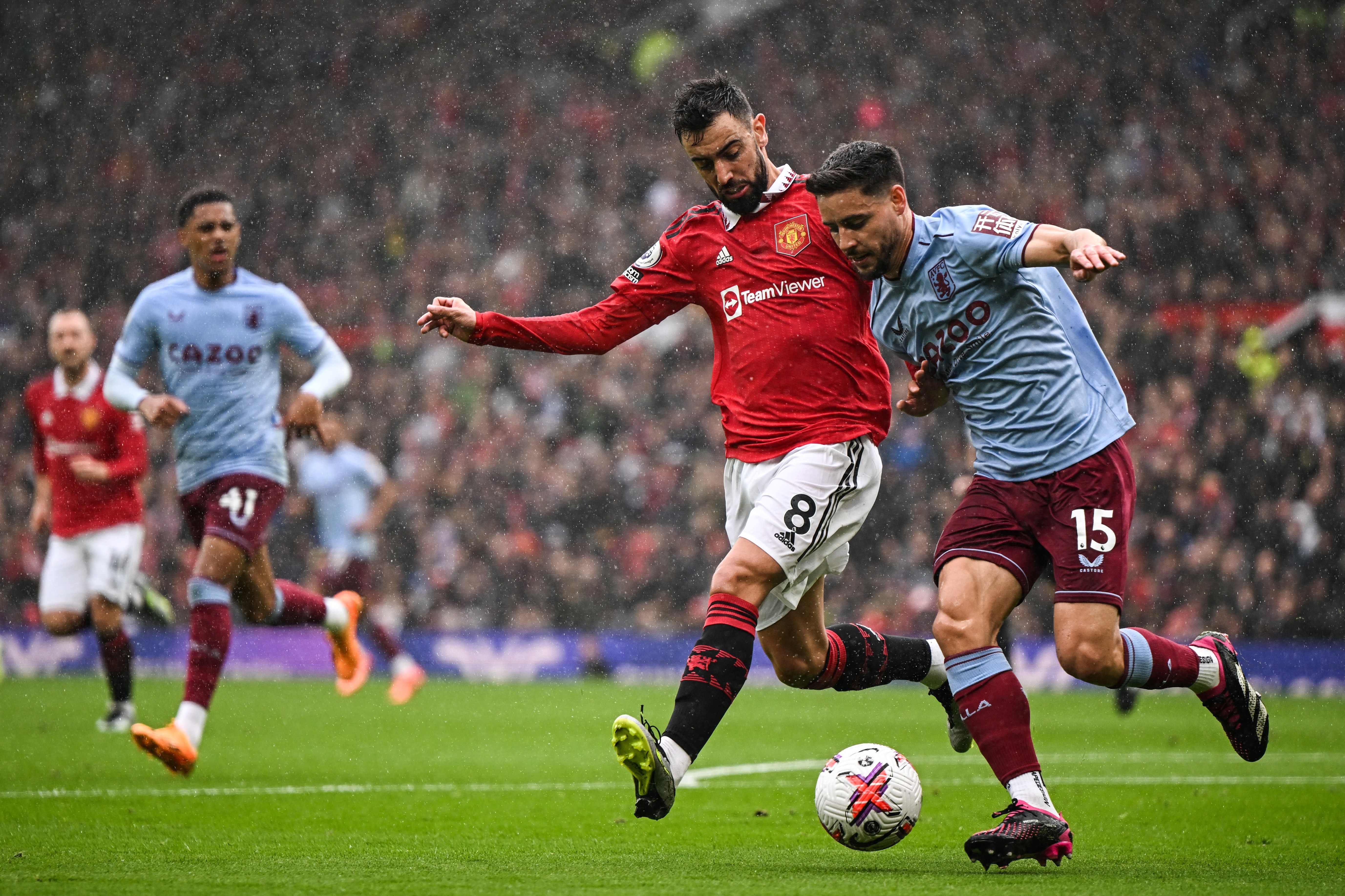 Liga Inggris, Gol tunggal Bruno Fernandes menangkan MU atas Aston Villa