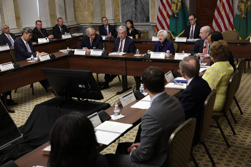 Menteri Keuangan Janet Yellen memperingatkan para pemimpin kongres, bahwa Amerika Serikat mungkin tidak dapat membayar tagihannya segera set