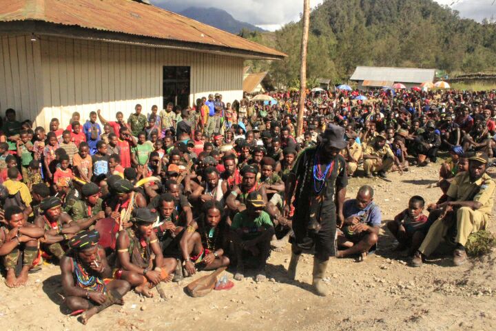 Salah satu terduga (pimpinan) kelompok KKB inisial KTH alias PH ditangkap Jumat (19/5) siang