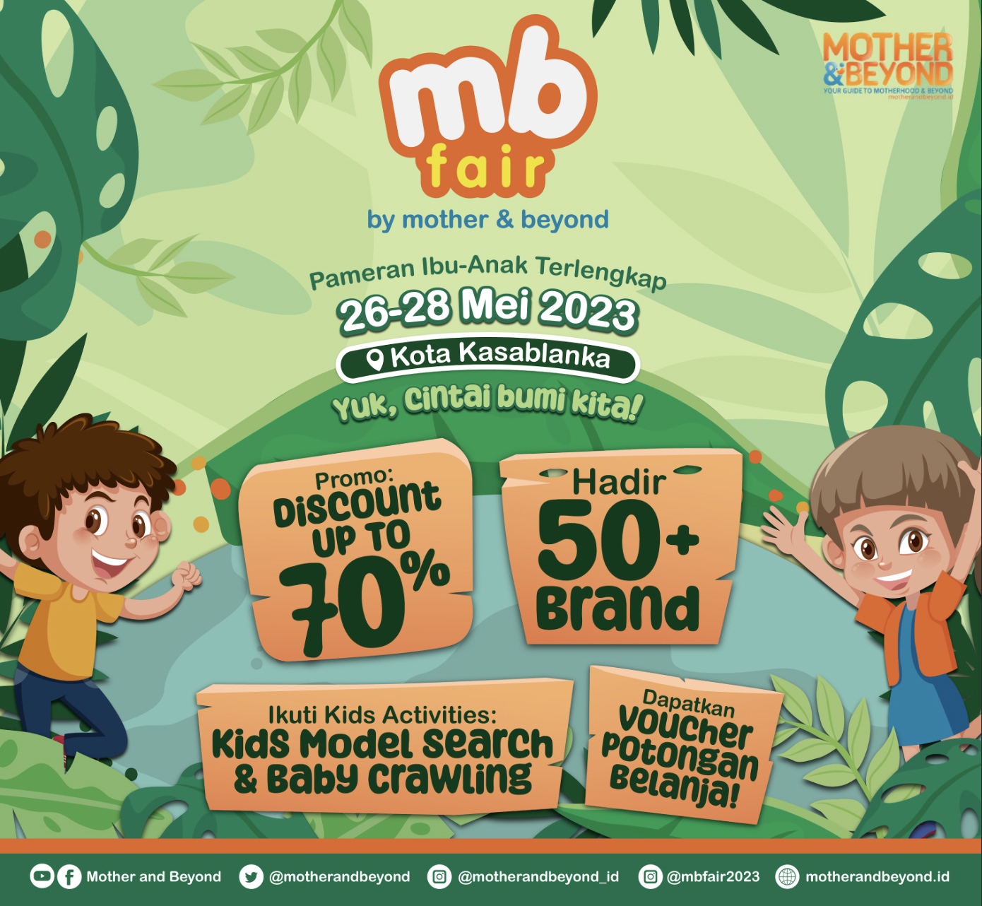 Mother & Beyond Fair 2023 Kembali Hadir di Kota Kasablanka