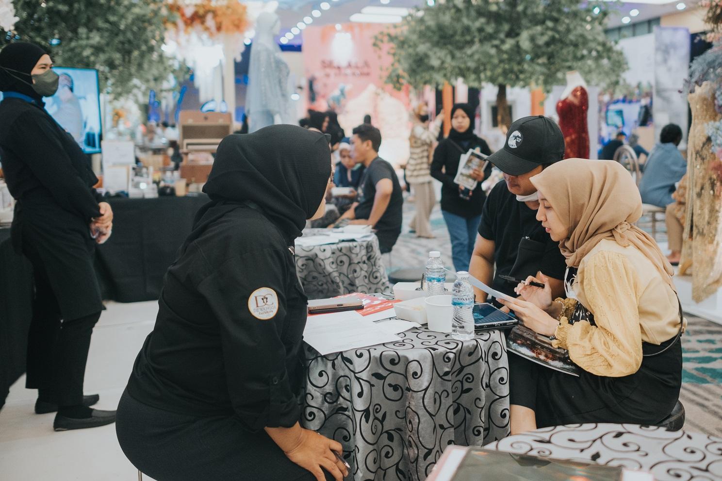 Ilustrasi pameran pernikahan